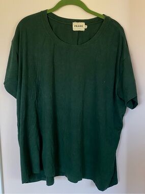 Bundle of 2 FRANC box tshirts - green and grey-blue, 2X